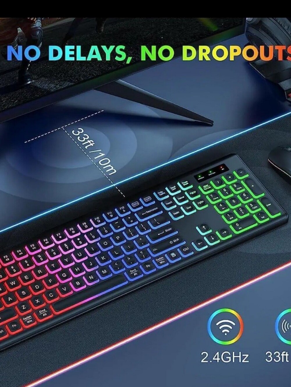Computer Keyboard (RGB) - Picture 3 of 6